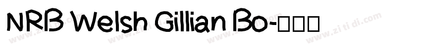 NRB Welsh Gillian Bo字体转换